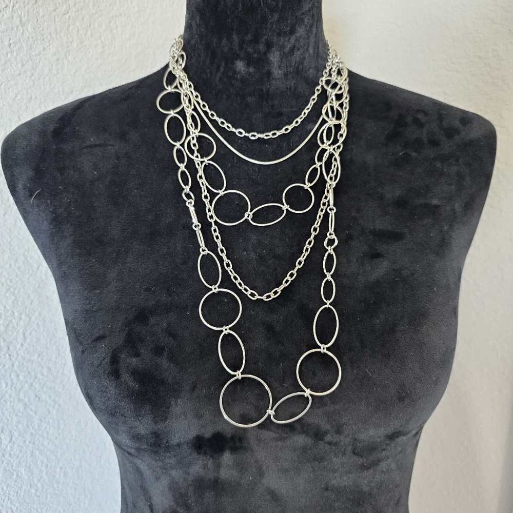 5 strand layer necklace